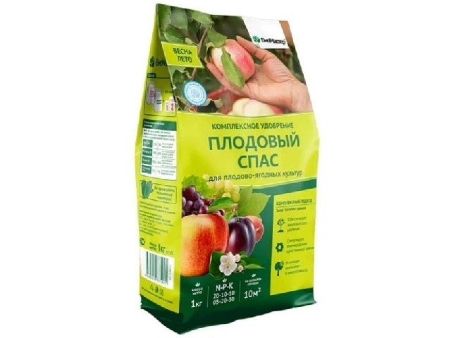 Плодовый спас. Для плодово-ягодных культур ( пакет 1 кг. ) БиоМастер